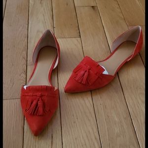 J.Crew D'Orsay Flats NEW